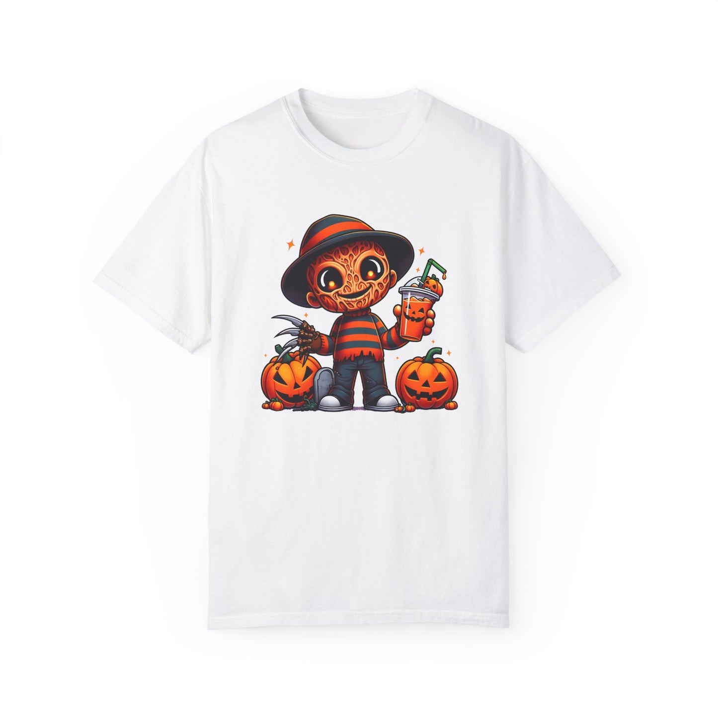 Cute Creepy Fred Unisex Garment-Dyed T-shirt