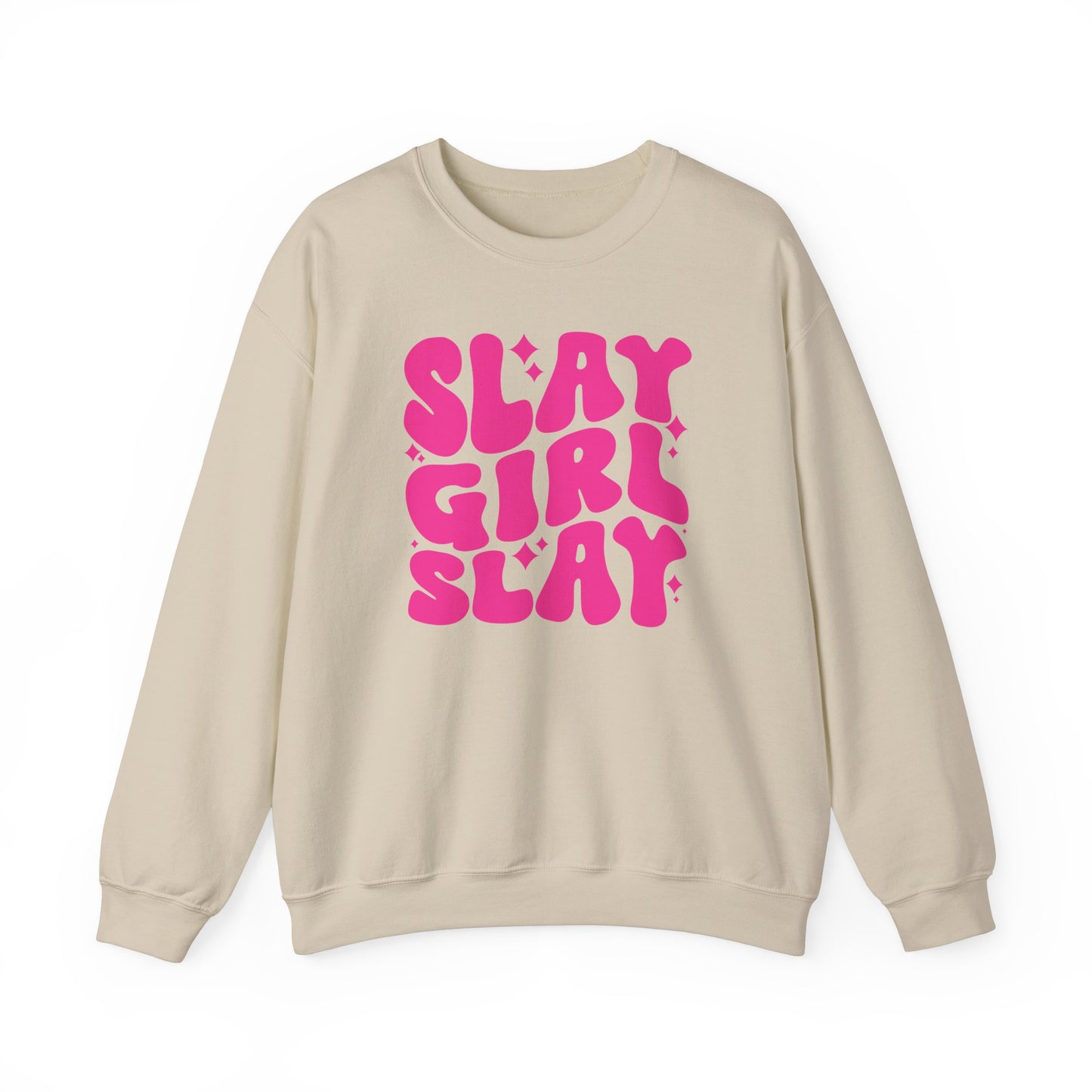 Slay Girl Slay Sweatshirt, Motivational Crewneck, Girl Empowerment Sporty Girl Boss Gift, Unisex Jumper, Fashion Statement