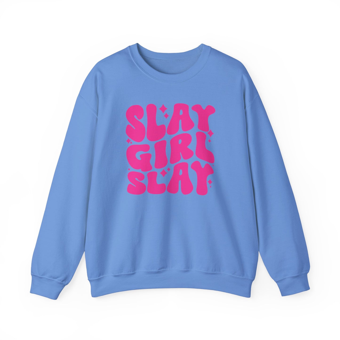 Slay Girl Slay Sweatshirt, Motivational Crewneck, Girl Empowerment Sporty Girl Boss Gift, Unisex Jumper, Fashion Statement