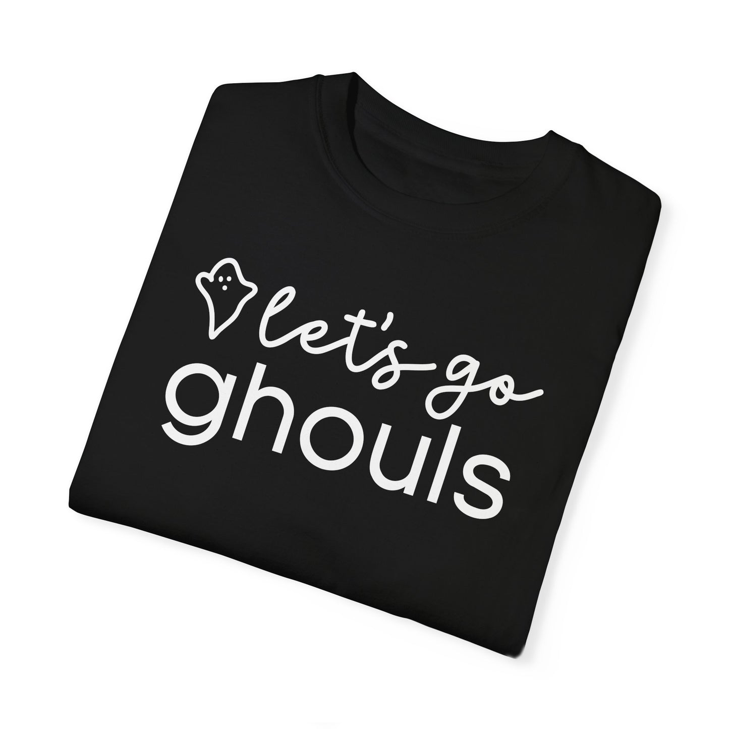 Let's Go Ghouls Shirt, Graphic Halloween Top, Womens Fall Graphic Tee, Halloween Party Shirt, Spooky Season Crewneck, Trendy Halloween Top