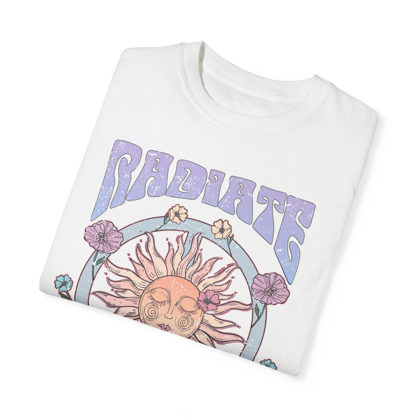 Radiate Positivity T-shirt, Spiritual Wellness, Uplifting, motivational, Retro, Unisex Tee, Positive Vibes Shirt, Inspirational Graphic Top,