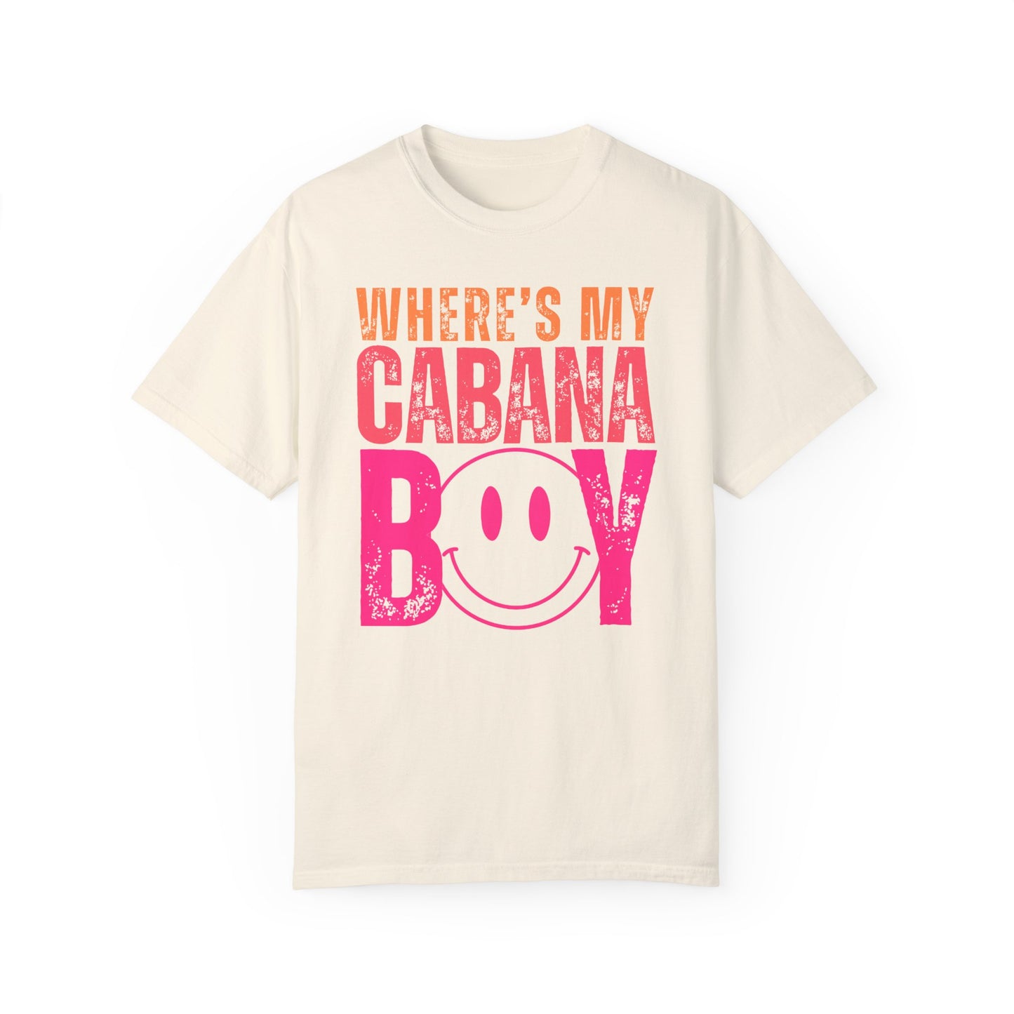 Wheres My Cabana Boy Unisex T-shirt, Funny Vacation Tee, Humorous Spring Break Shirt, Girls Trip Top, Beach Tee, Summer Vibes