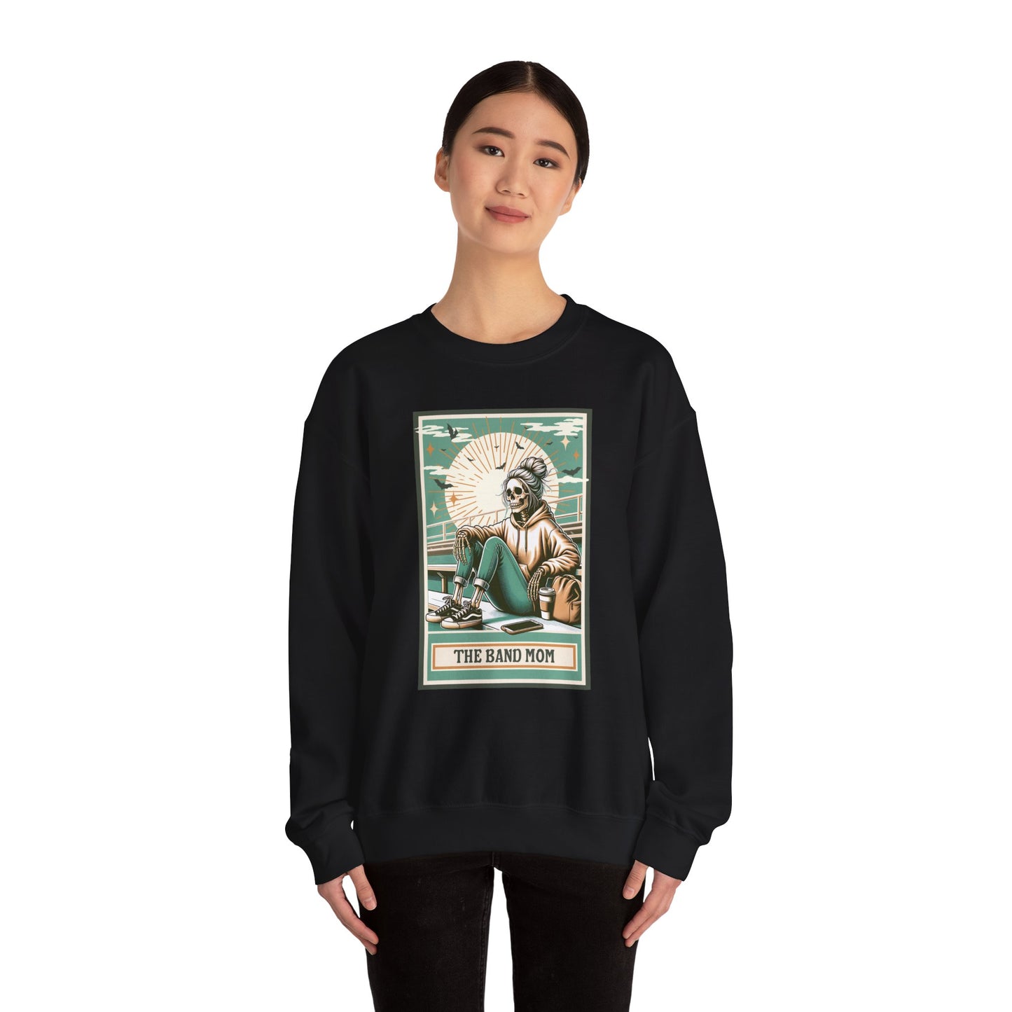 The Band Mom Unisex Heavy Blend™ Crewneck Sweatshirt