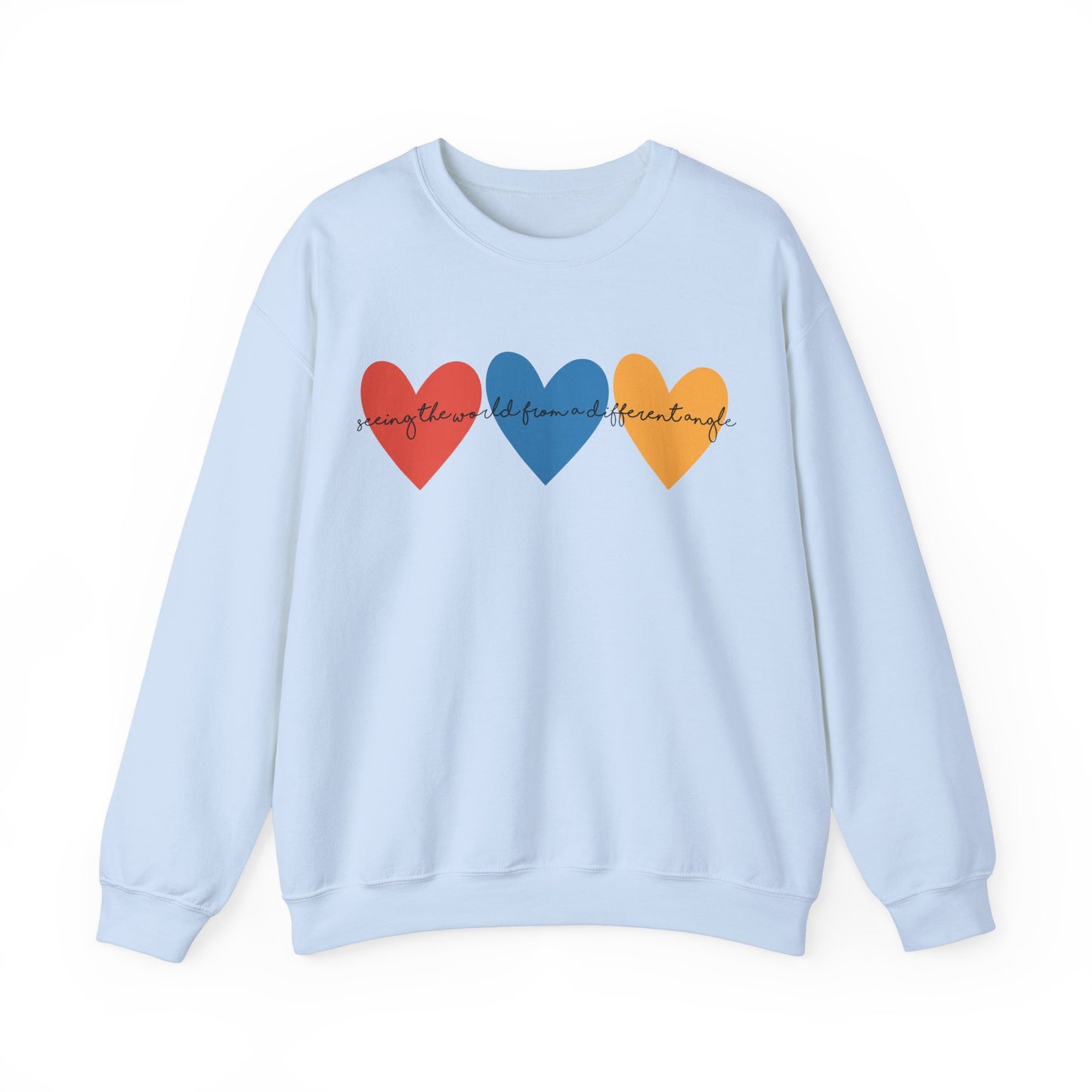 Autism Awareness Retro Heart Sweatshirt, Crewneck, Autism Mama, Advocate, Special Education, Neurodiversity