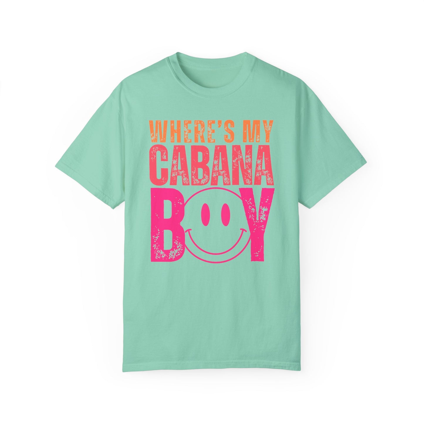 Wheres My Cabana Boy Unisex T-shirt, Funny Vacation Tee, Humorous Spring Break Shirt, Girls Trip Top, Beach Tee, Summer Vibes