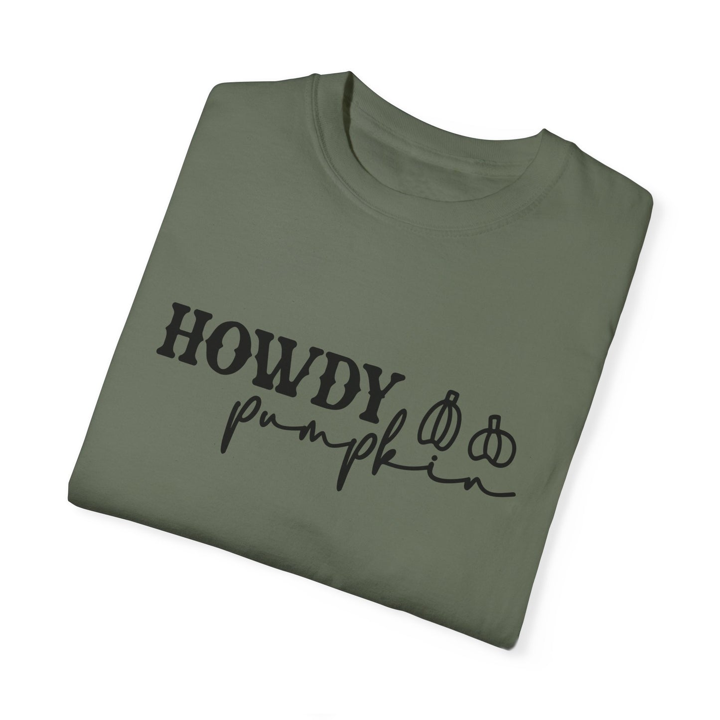 Howdy Pumpkin Shirt, Women's Cute Fall T-Shirt, Cozy Fall Tops, Country Crewneck, Southwest Tee, Autumn, Fall Graphic Tee, Unisex T-shirt