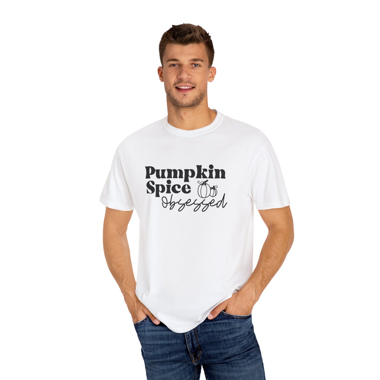 Pumpkin Spice Obsessed Shirt, Pumpkin Spice Season Tee, Women's Cute Fall T-Shirt, Cozy Fall Tops, PSL, Coffee Lover Crewneck, Autumn