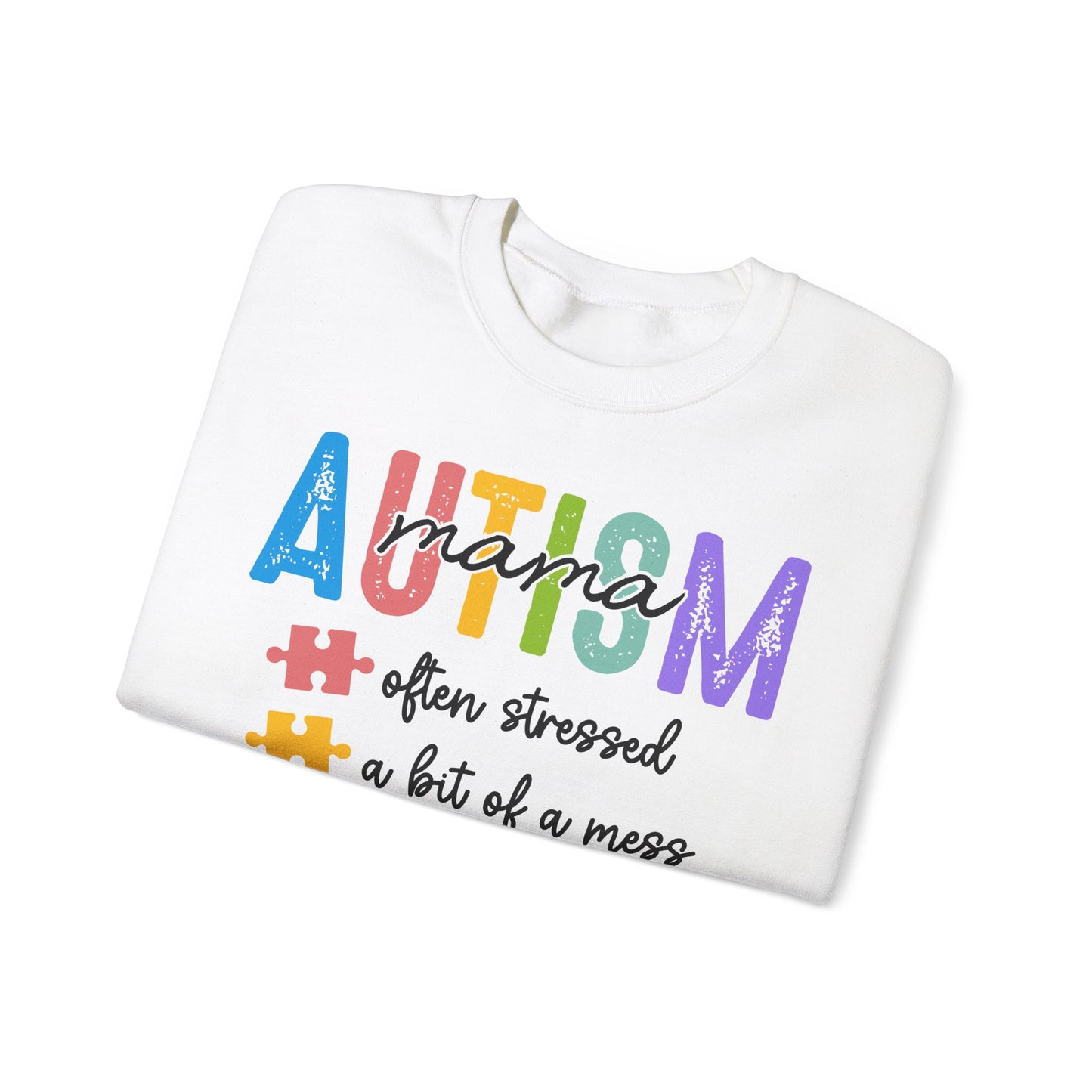 Autism Mama Coquette Sweatshirt, Retro Autism Bow, Autism Advocate, Special Education, Neurodiversity, Unisex Crewneck, Autism Awareness