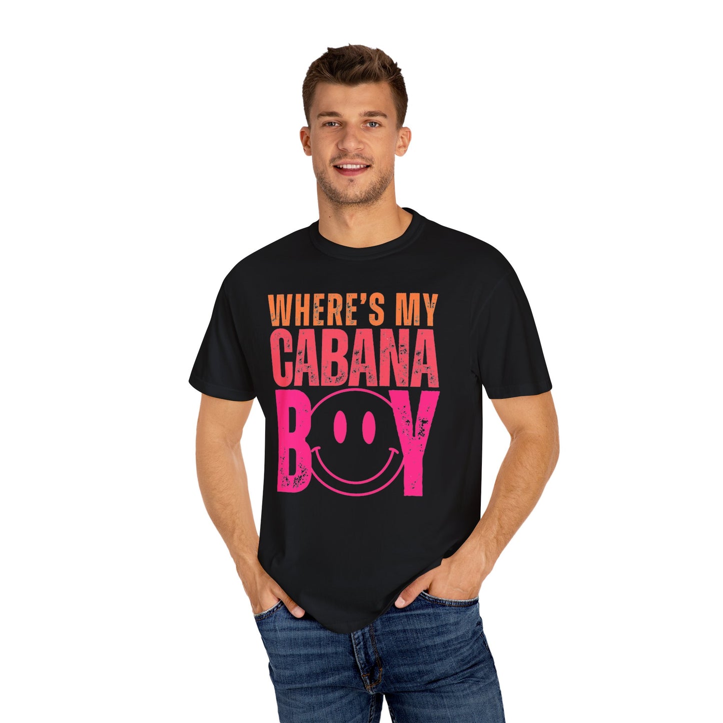 Wheres My Cabana Boy Unisex T-shirt, Funny Vacation Tee, Humorous Spring Break Shirt, Girls Trip Top, Beach Tee, Summer Vibes