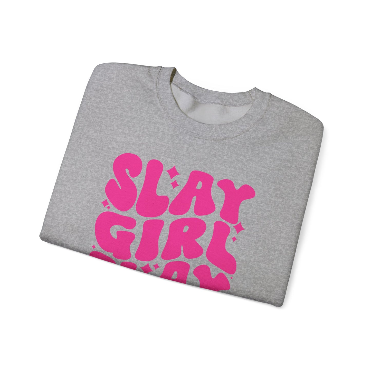 Slay Girl Slay Sweatshirt, Motivational Crewneck, Girl Empowerment Sporty Girl Boss Gift, Unisex Jumper, Fashion Statement