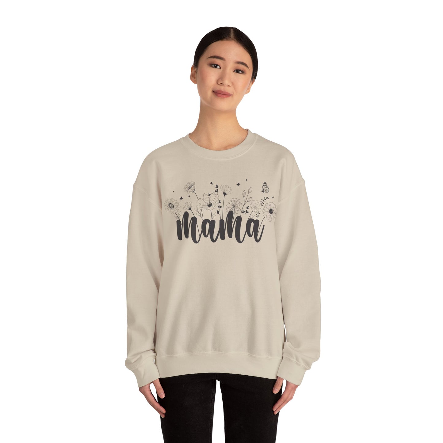 Floral Mama Coquette Sweatshirt, Retro Mama Mothers Day Gift, Floral Mama Sweatshirt, Mama Flower Sweatshirt, Unisex Sweatshirt