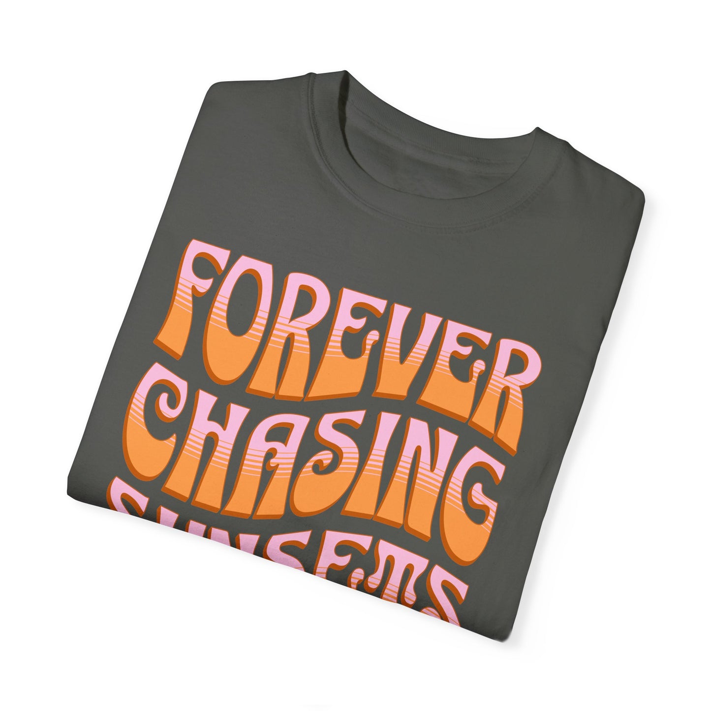 Chasing Sunsets T-shirt, Vintage Retro Unisex Graphic Tee, Beach Bum Shirt, Ocean Lover Gift, Spring Break