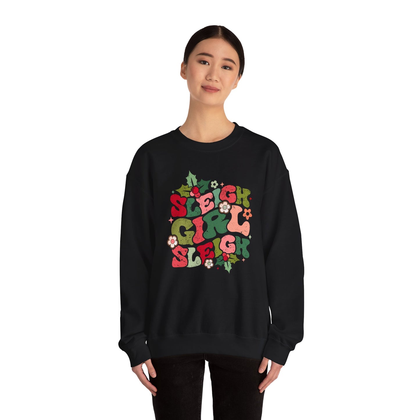 Sleigh Girl Sleigh Unisex Heavy Blend™ Crewneck Sweatshirt