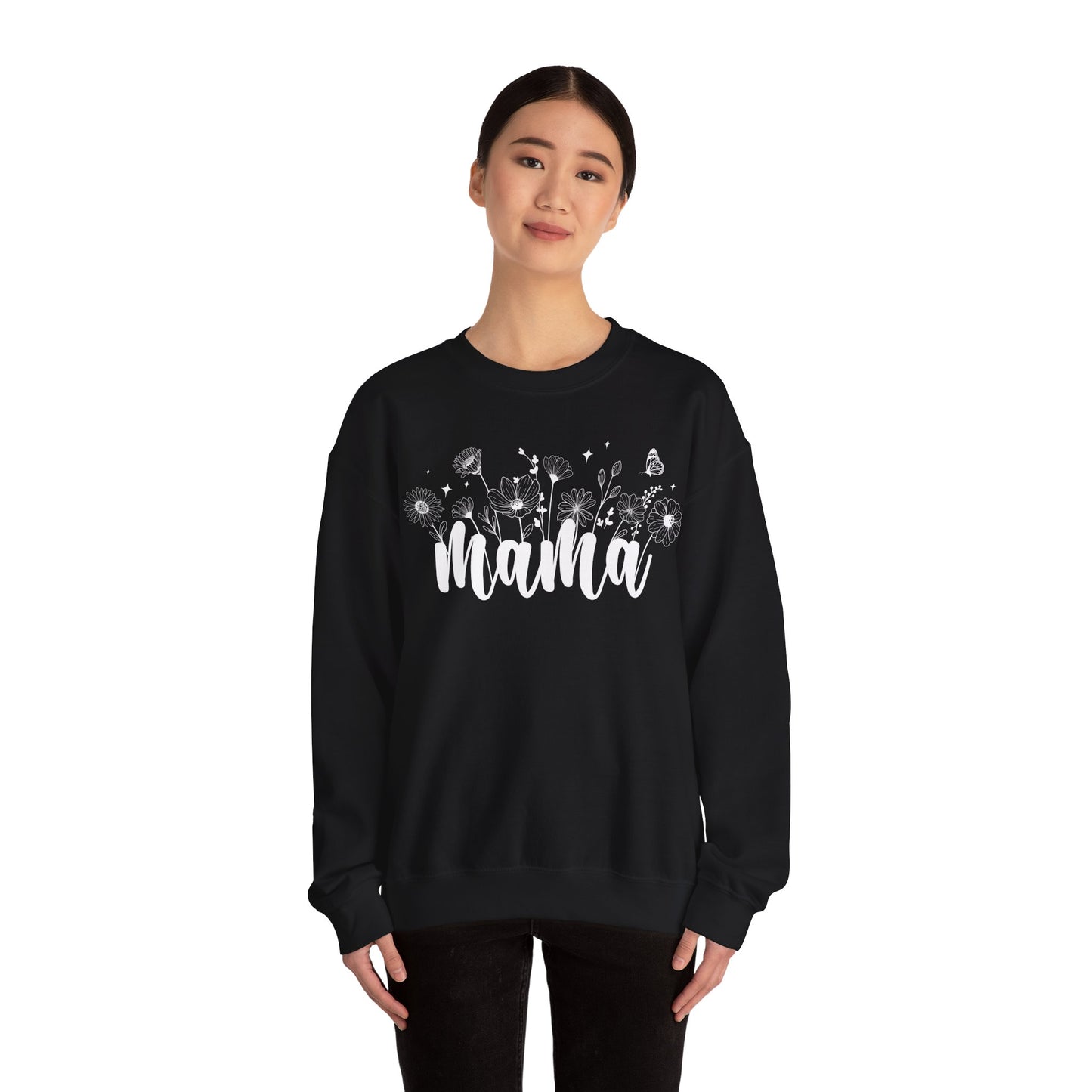 Floral Mama Coquette Sweatshirt, Retro Mama Mothers Day Gift, Floral Mama Sweatshirt, Mama Flower Sweatshirt, Unisex Sweatshirt