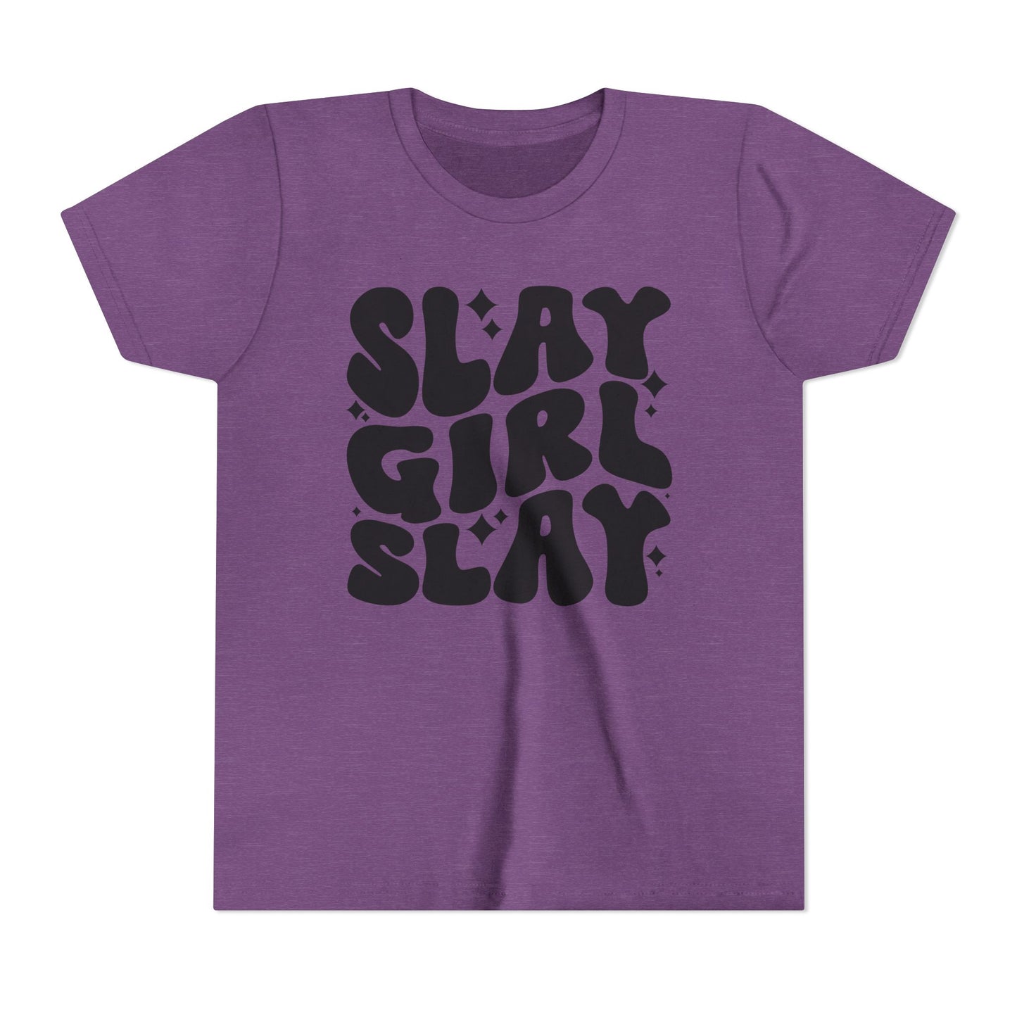 Slay Girl Slay Youth Tee, Empowerment Shirt, Kids Graphic T-Shirt, Girl Power Top, Inspirational Clothing