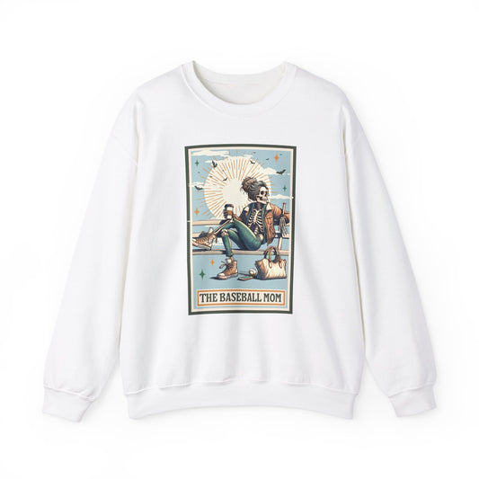 The Baseball Mom, Unisex Heavy Blend™ Crewneck Sweatshirt