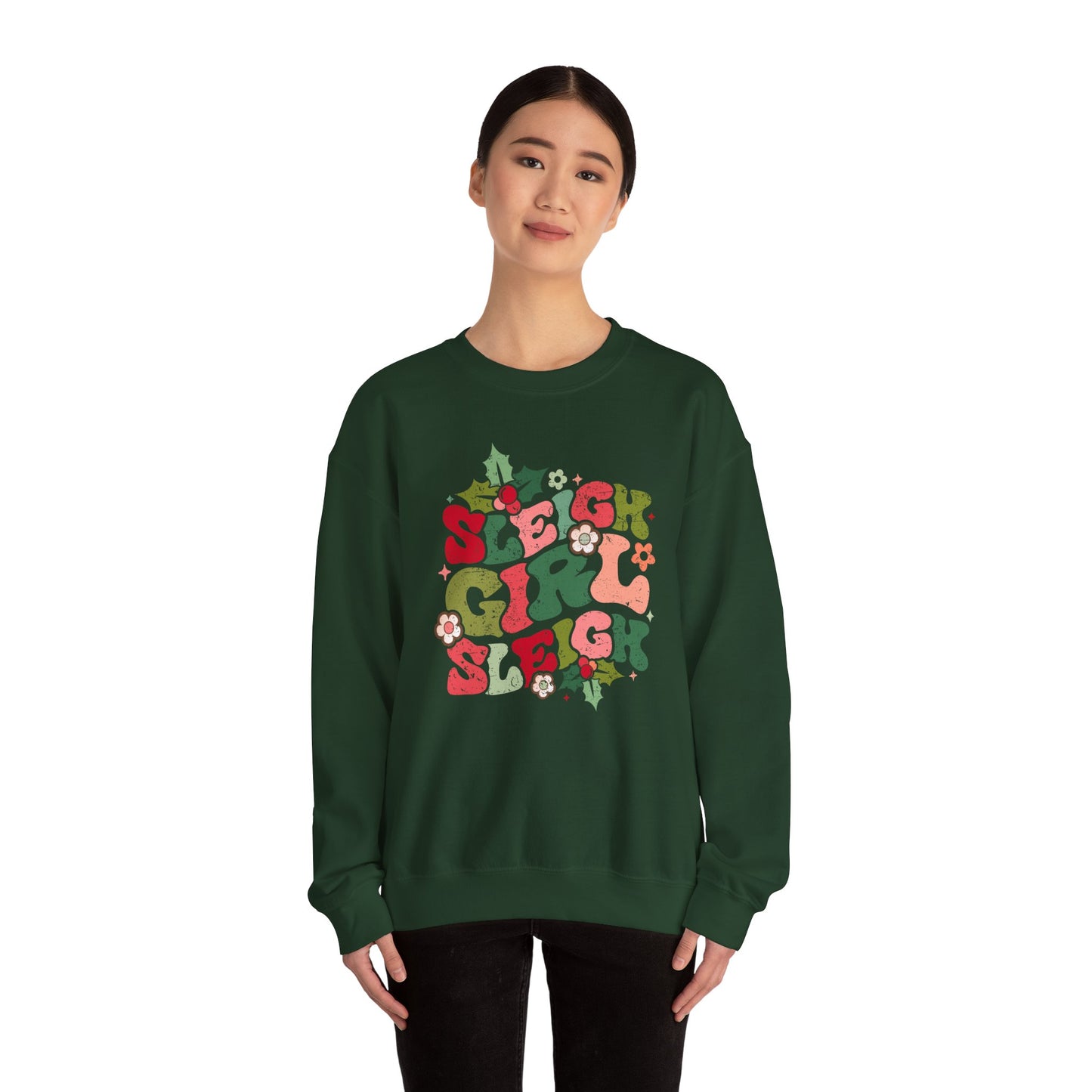 Sleigh Girl Sleigh Unisex Heavy Blend™ Crewneck Sweatshirt