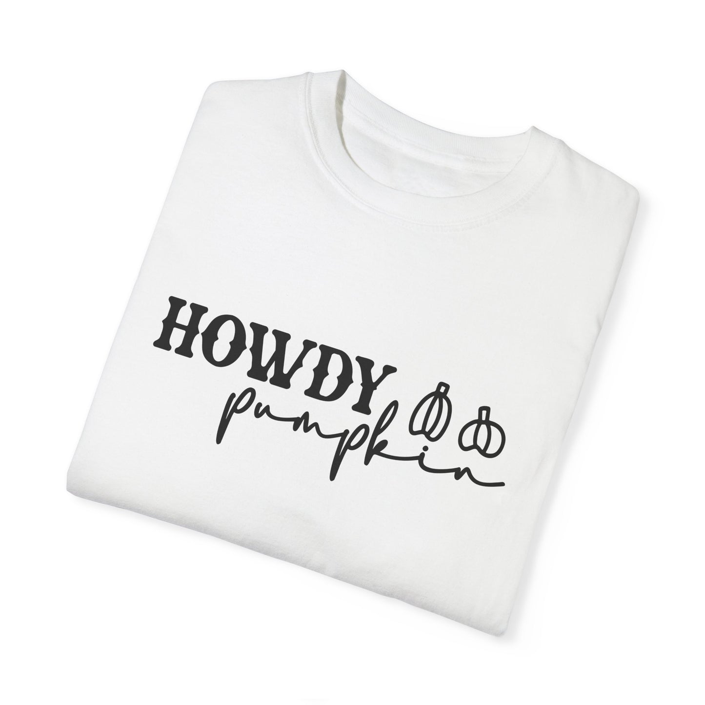 Howdy Pumpkin Shirt, Women's Cute Fall T-Shirt, Cozy Fall Tops, Country Crewneck, Southwest Tee, Autumn, Fall Graphic Tee, Unisex T-shirt