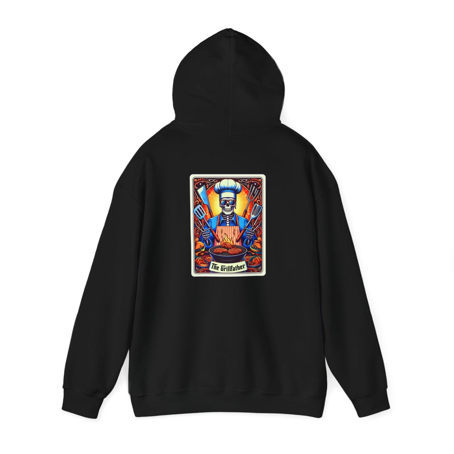 The GrillFather Tarot Card Unisex Heavy Blend™ Hooded Sweatshirt