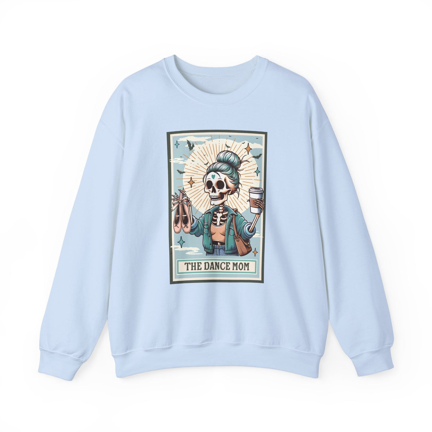 Dance Mom Tarot Card Sweatshirt, Unisex Crewneck Jumper, Dance Competition Gift, Dance Mom Apparel, Heavy Blend Pullover