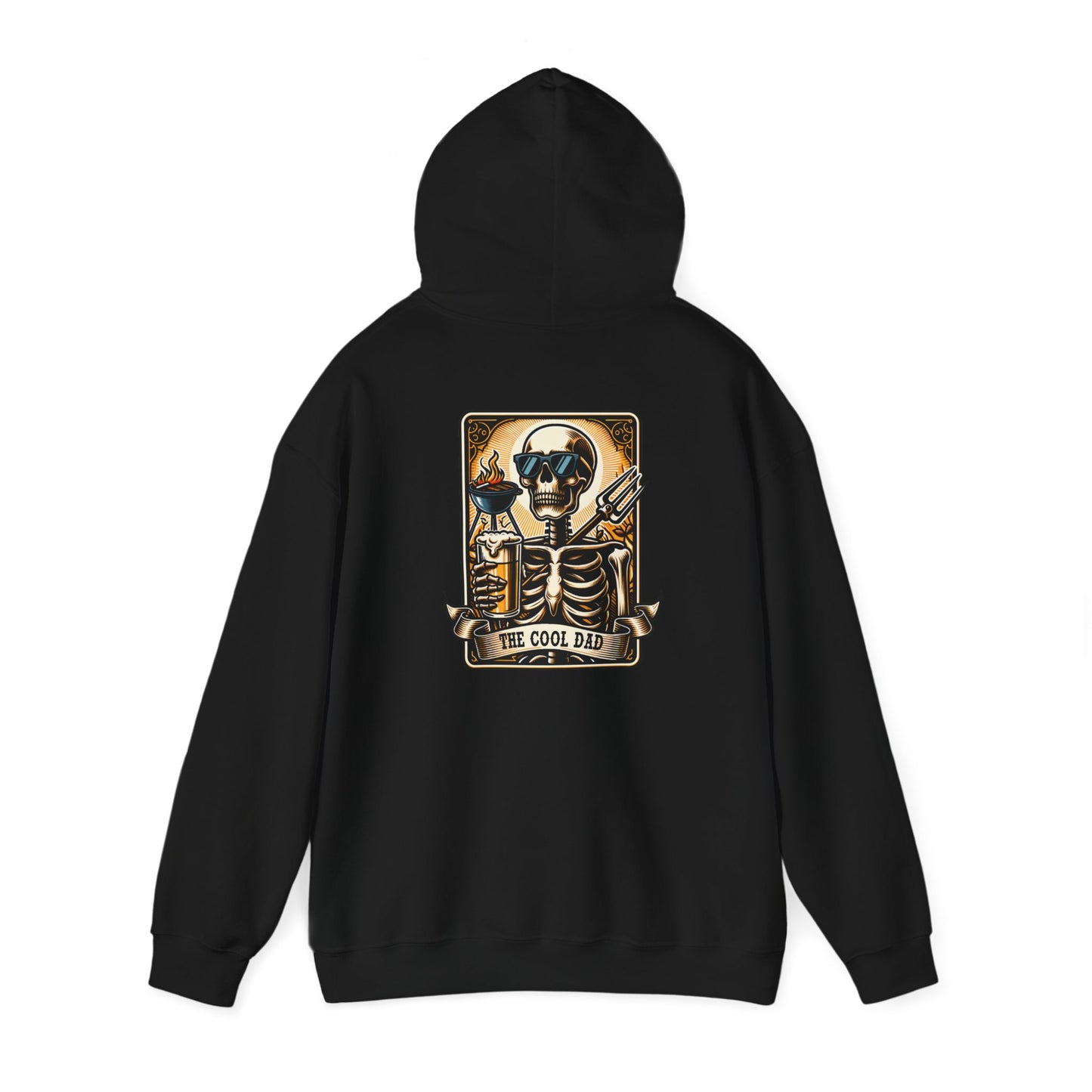 The Coold Dad 1 Tarot Card Unisex Heavy Blend™ Hooded Sweatshirt