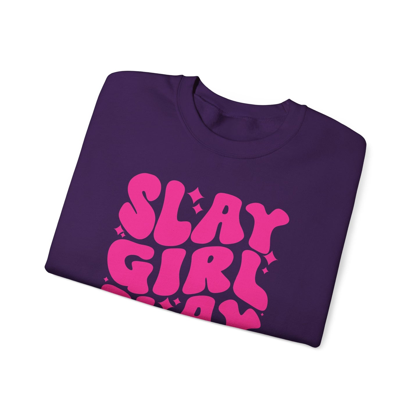 Slay Girl Slay Sweatshirt, Motivational Crewneck, Girl Empowerment Sporty Girl Boss Gift, Unisex Jumper, Fashion Statement