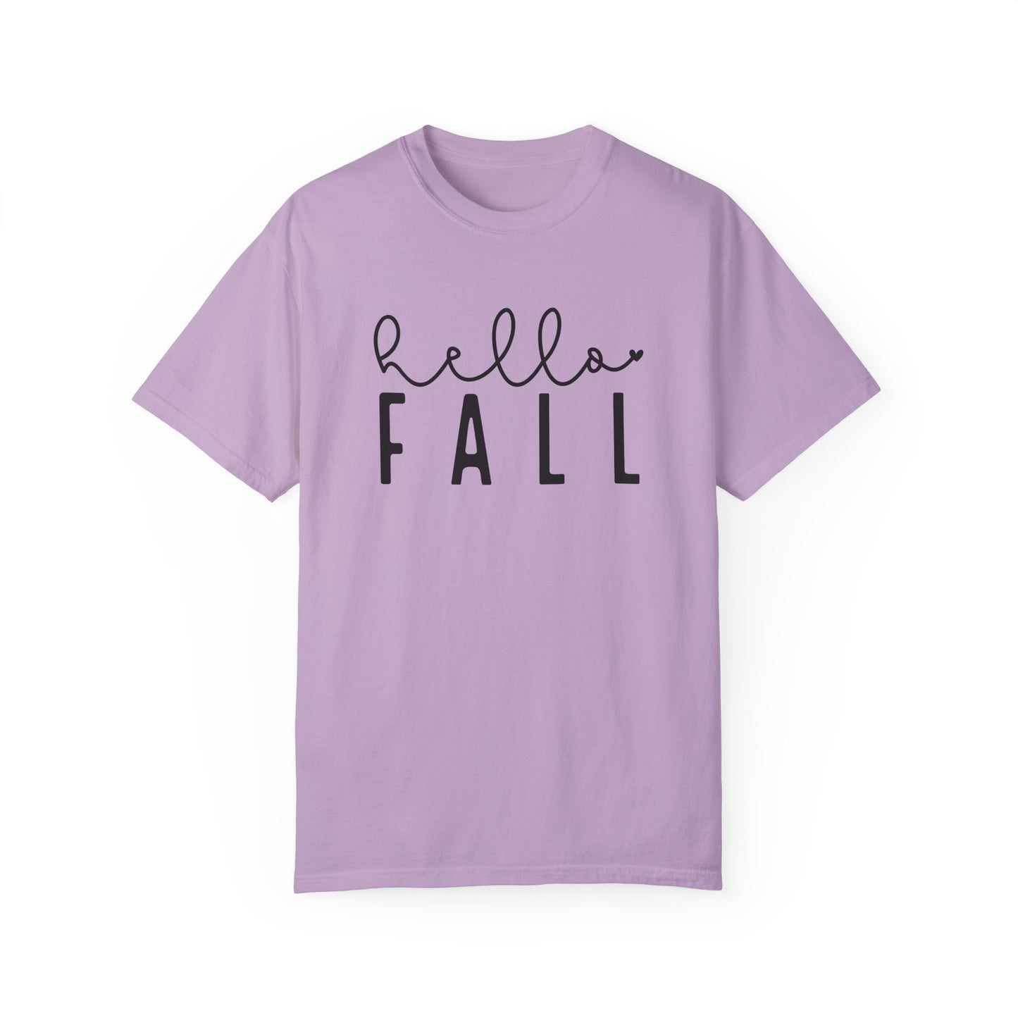 Hello Fall Shirt, Autumn Season Tee, Women's Cute Fall T-Shirt, Fall Tops, Cozy Crewneck, Autumn, Comfy Fall Tshirt, Funny Fall Fashion