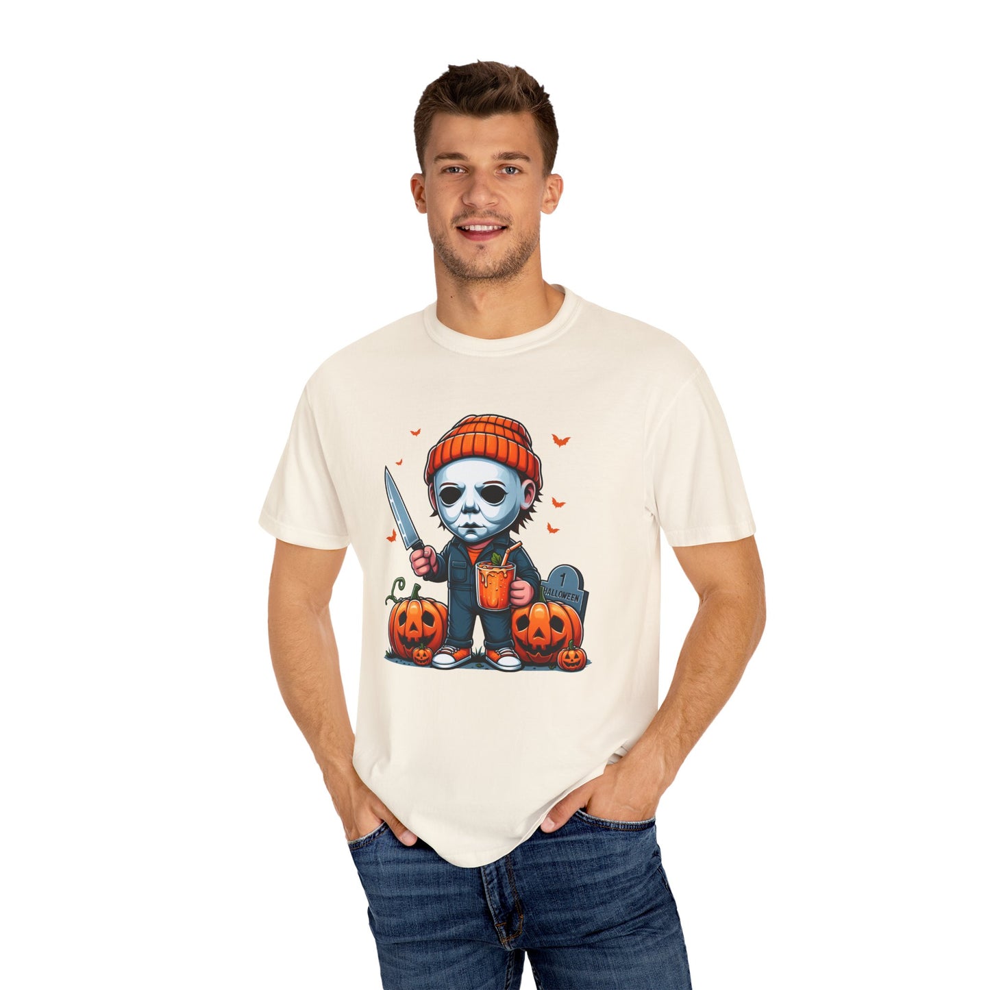 Cute Creepy Mike Unisex Garment-Dyed T-shirt