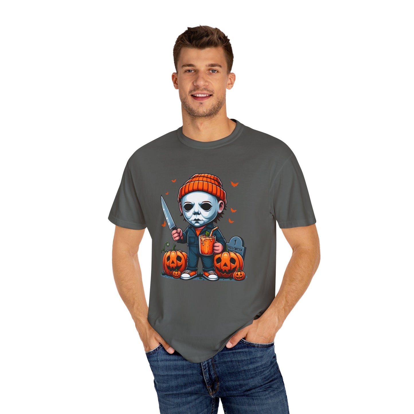 Cute Creepy Mike Unisex Garment-Dyed T-shirt