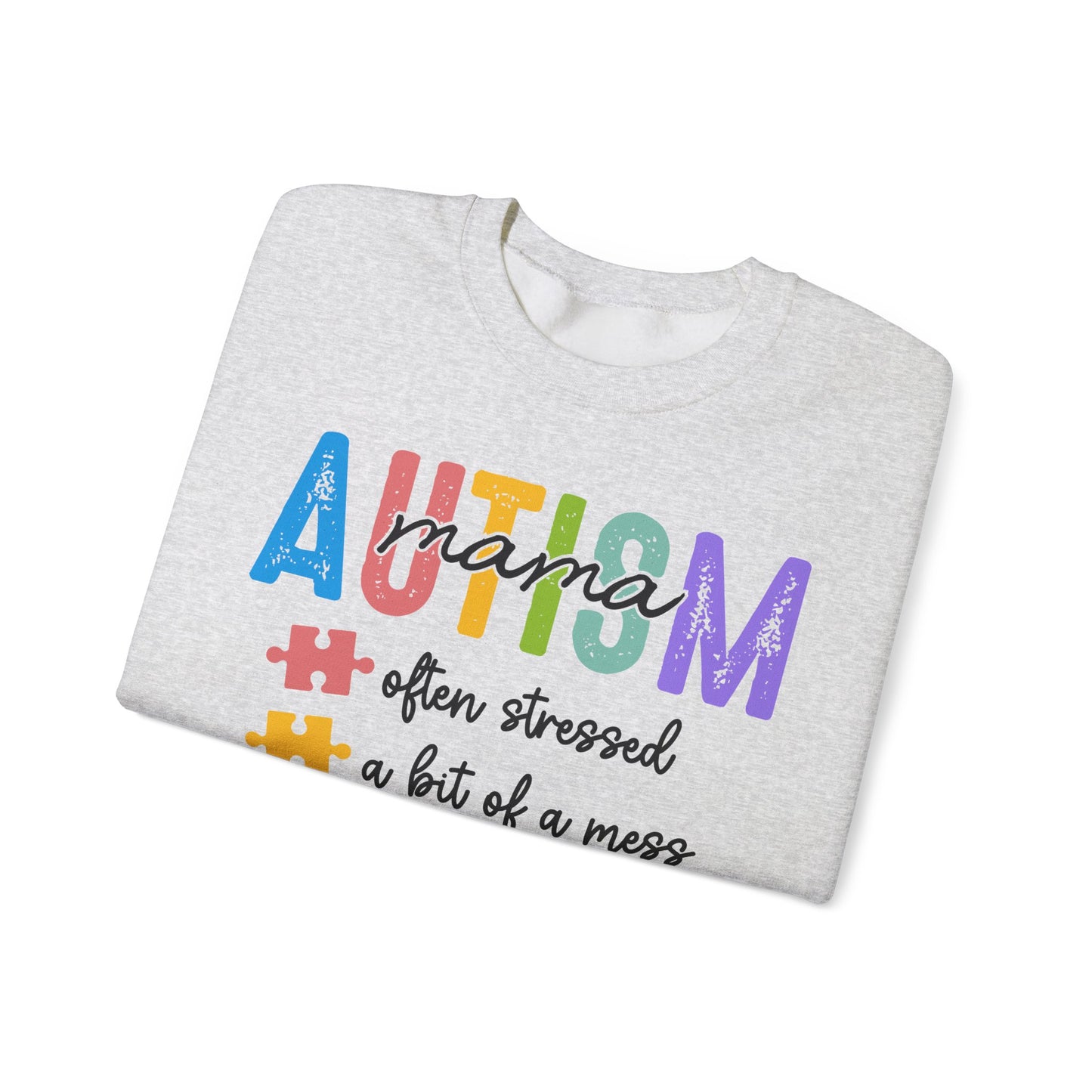 Autism Mama Coquette Sweatshirt, Retro Autism Bow, Autism Advocate, Special Education, Neurodiversity, Unisex Crewneck, Autism Awareness