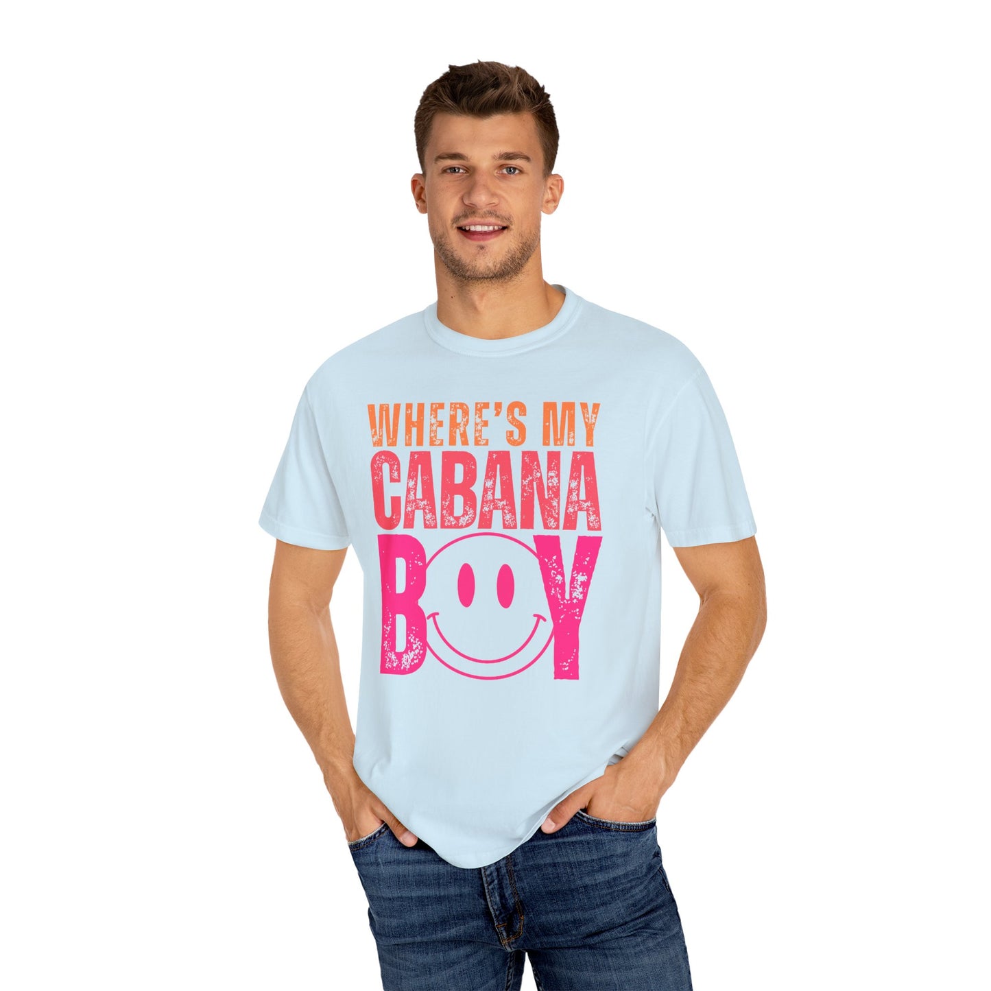 Wheres My Cabana Boy Unisex T-shirt, Funny Vacation Tee, Humorous Spring Break Shirt, Girls Trip Top, Beach Tee, Summer Vibes