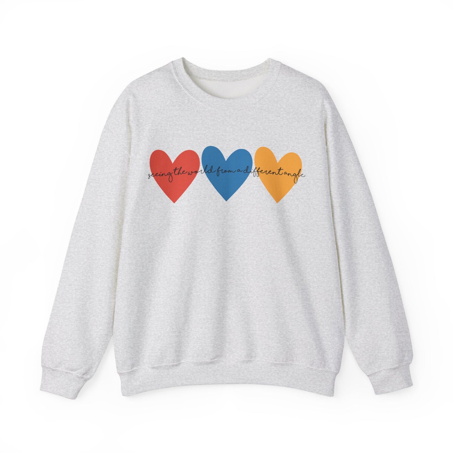 Autism Awareness Retro Heart Sweatshirt, Crewneck, Autism Mama, Advocate, Special Education, Neurodiversity