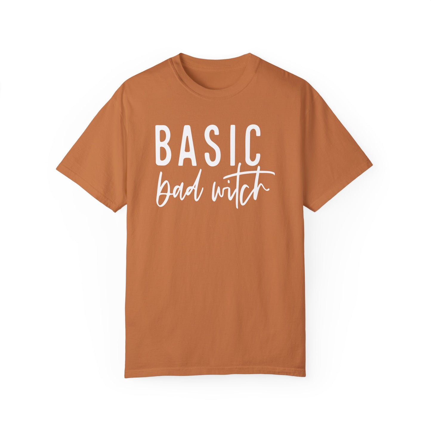 Basic Bad Witch Shirt, Graphic Halloween Top, Womens Fall Graphic Tee, Halloween Party Shirt, Spooky Season Crewneck, Trendy Halloween Top