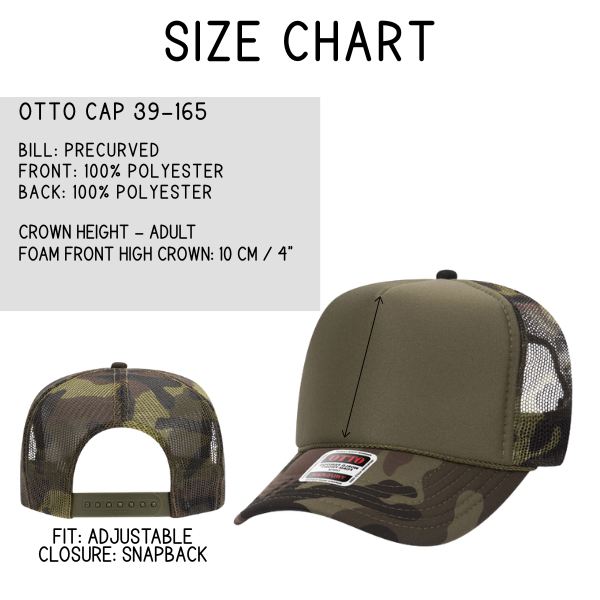 REEL COOL DAD Hat 🎣 Foam Camo Trucker for Fishermen Fathers